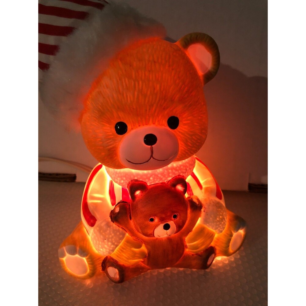 Vintage House Of Lloyd Teddy Bear Lamp Beautiful Condition And Working With Bulb